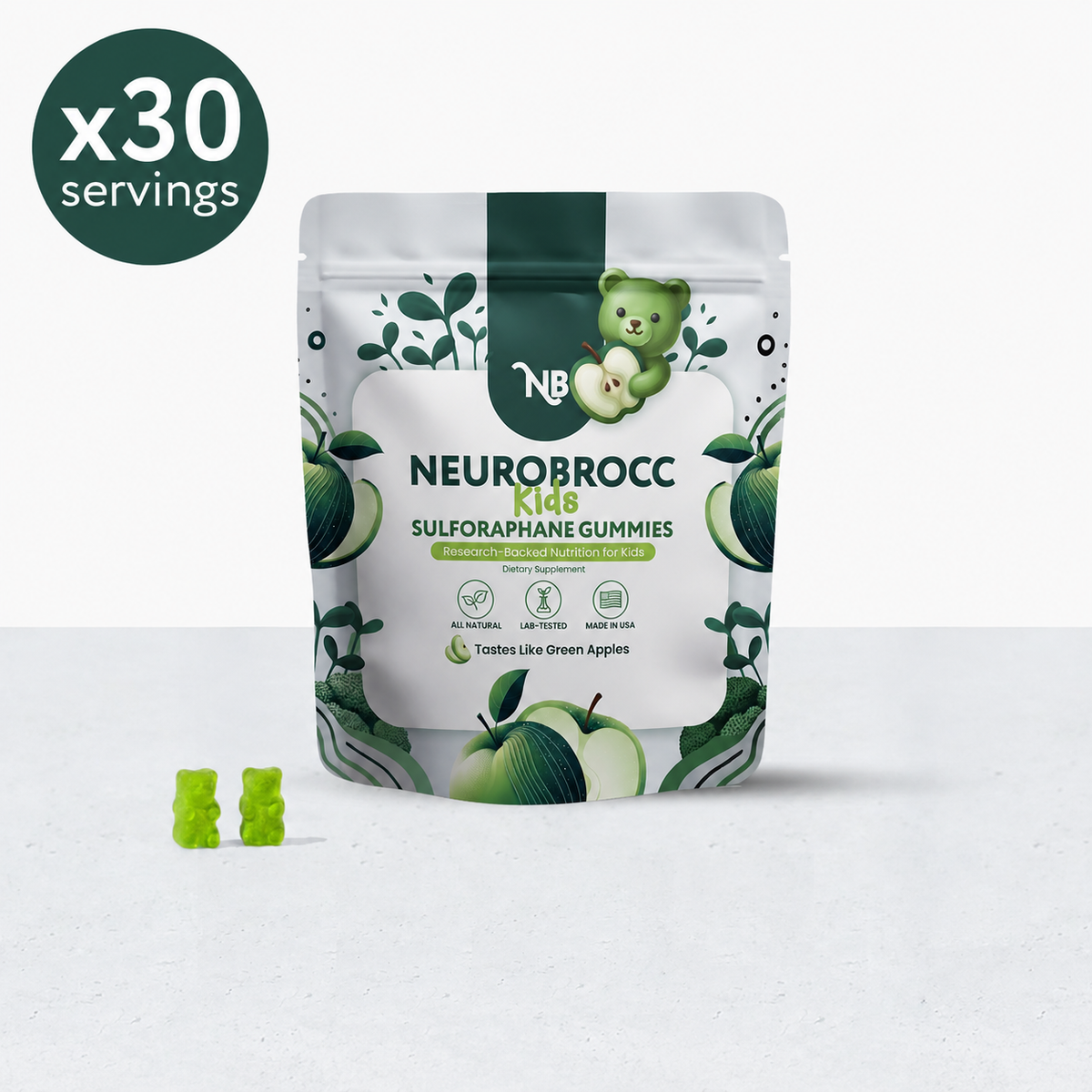 NEUROBROCC Children's Gummies Vitamin Supplement